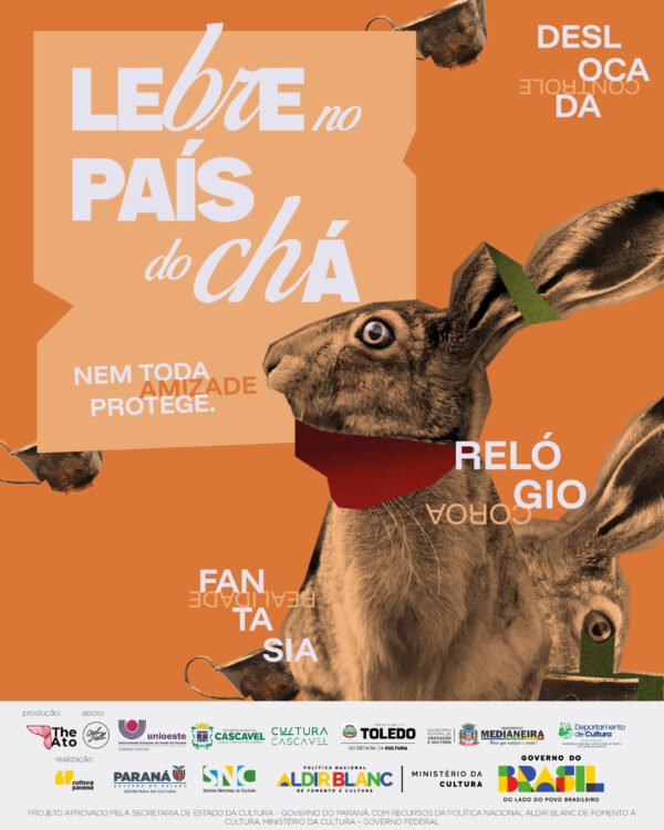 Lebre no país do chá.